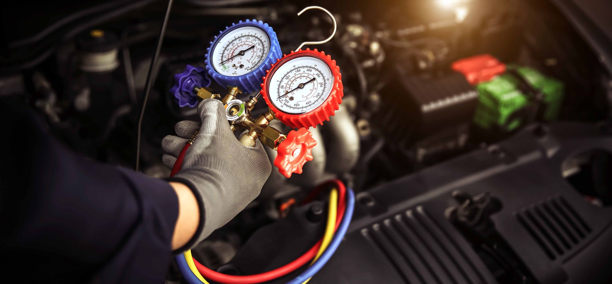 Диагностика + заправка кондиционера