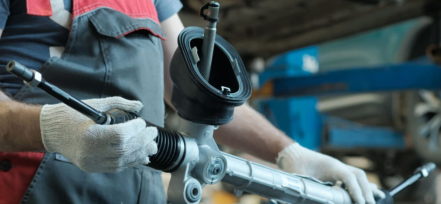 Ремонт рулевой рейки с запчастью